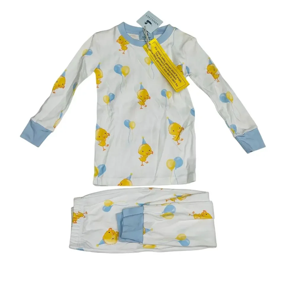 NWT Nanducket 4T Blue 2 piece Ack Celebration Pajamas